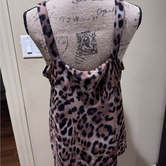 Chico's Brown and Black Leopard Print Cardigan 2 piece set - Picture 8 of 15